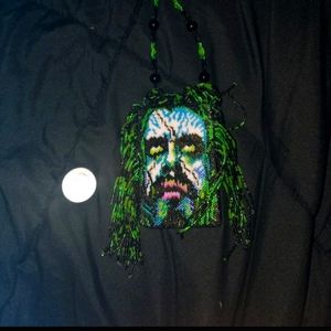 Rob Zombie Glassbead Medallion Necklace chain